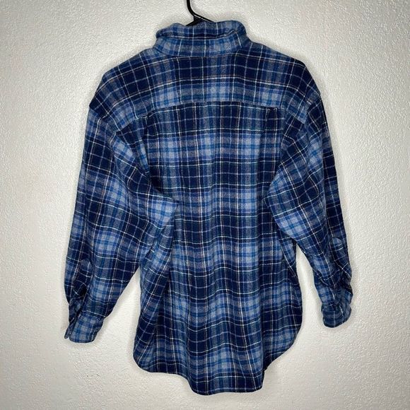 Pendleton USA Made Blue Board Short Flannel - Picture 4 of 4
